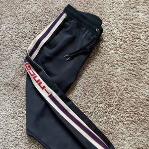 Mens Gucci black trackpants…AUTHENTIC!! No longer fits me. Great condition!!!